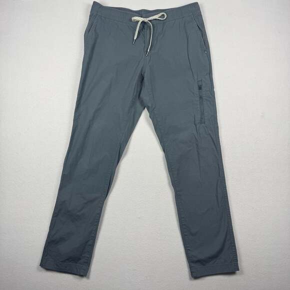 Vuori Pants - Vuori Ripstop Climber Pant Gray Drawstring Zip Pockets